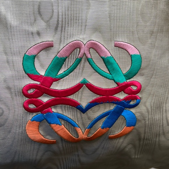 Loewe Gold Tote  w. COA Colorful Anagram - color loss  - with COA - Picture 3 of 17